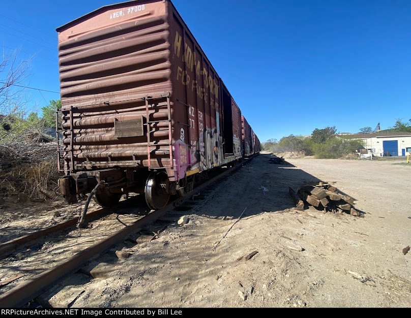 Abandoned yard at Miami, AZ. The old Gila Valley Globe & Northern RY. Now, the Arizona Eastern RR.